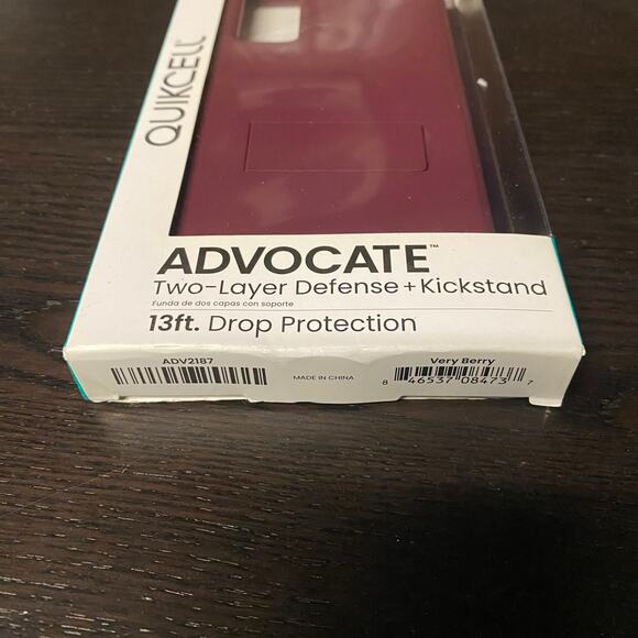 New QUIKCELL GrandAdvocate Kickstand Case for TCL Stylus 5G Very Berry - Picture 2 of 3